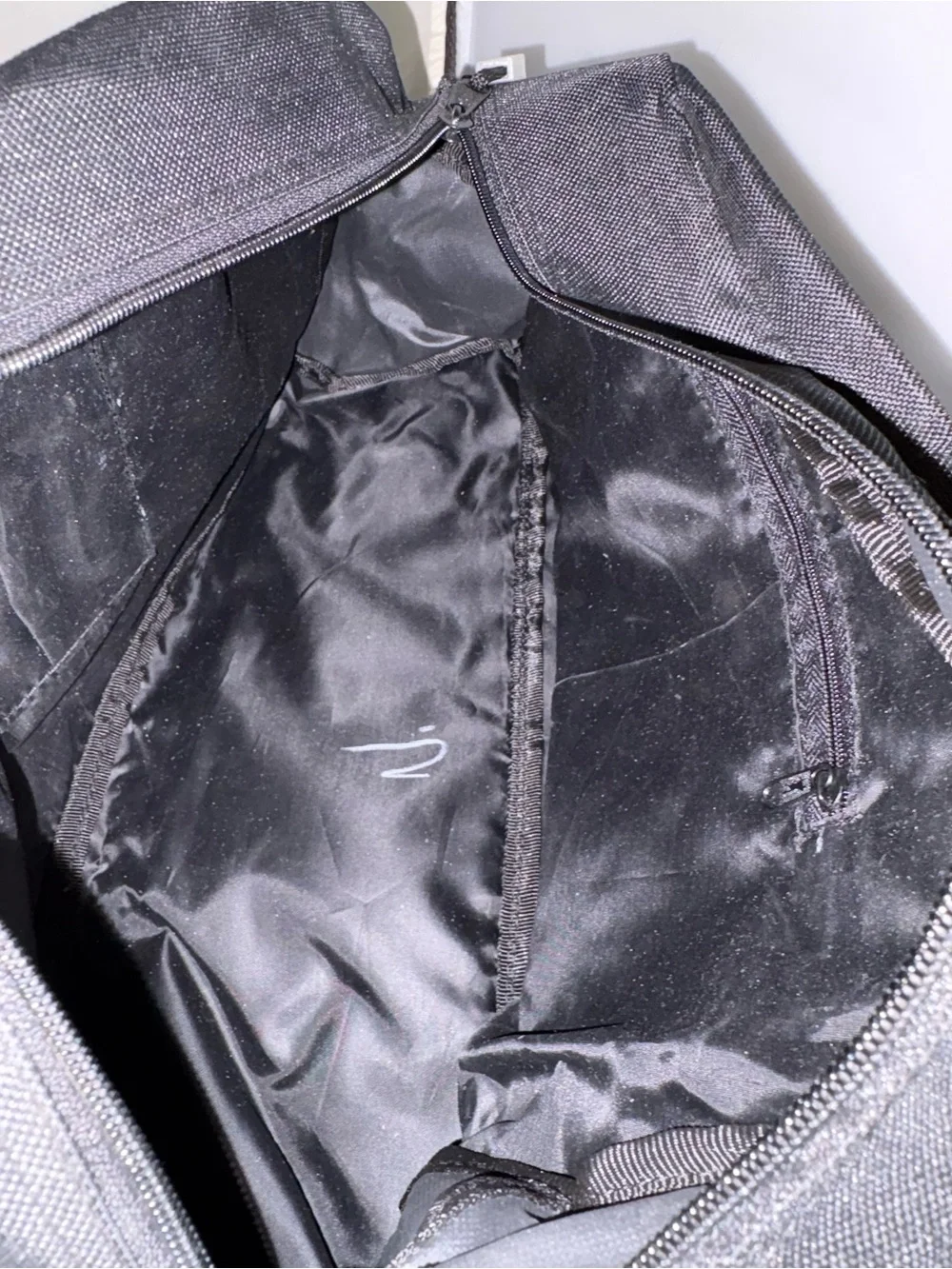 Hunter Black overnight Bag with Brown Accent Tabs
